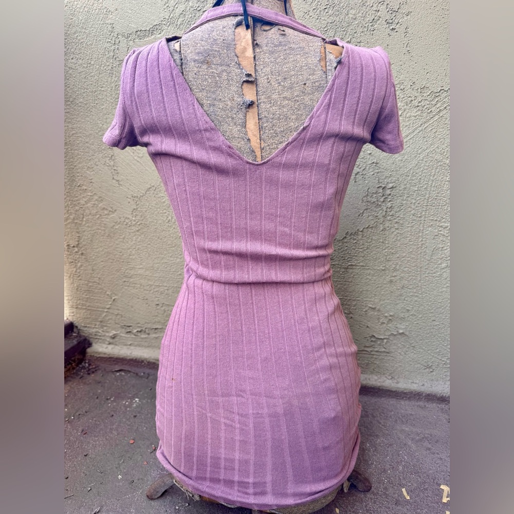 Charlotte Russe Ribbed Mini Dress - Picture 2 of 6